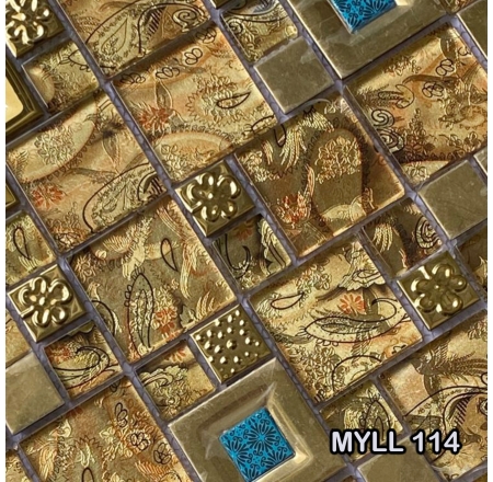 Gạch Mosaic Thủy Tinh Cao Cấp MH - YLL114