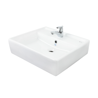 CHẬU RỬA LAVABO INAX L-293V ĐẶT BÀN CHỮ NHẬT