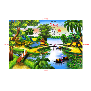 TRANH GẠCH QU&Ecirc; HƯƠNG 1089B