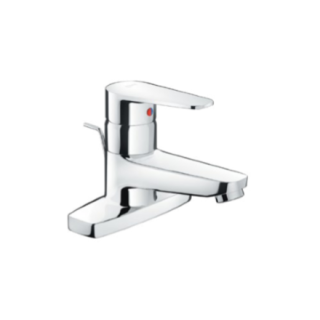 VÒI CHẬU RỬA INAX LFV-1201S-1 NÓNG LẠNH LAVABO 3 LỖ
