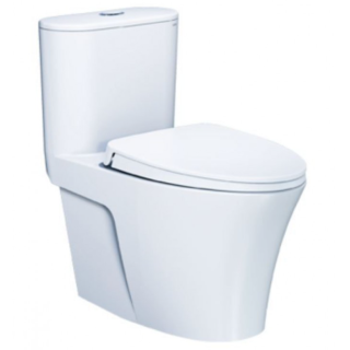 BỒN CẦU CAESAR CD1395 MỘT KHỐI NẮP ÊM