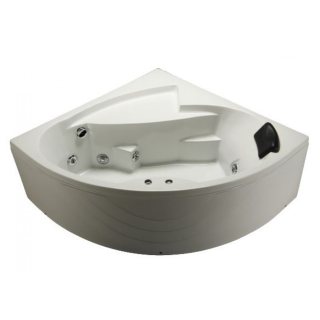 BỒN TẮM GÓC MASSAGE CAESAR MT5140 CHÂN YẾM 1.4M