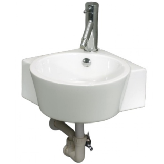 CHẬU RỬA LAVABO TREO GÓC CAESAR LF5238