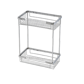 KỆ INOX CHỮ NHẬT HAI TẦNG CAESAR ST859