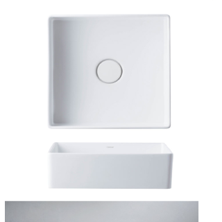 CHẬU RỬA LAVABO CAESAR LF5252 VUÔNG