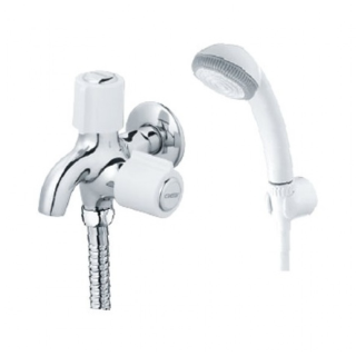VÒI SEN TẮM LẠNH CAESAR S038CP DÂY NHỰA TAY 1 CHẾ ĐỘ