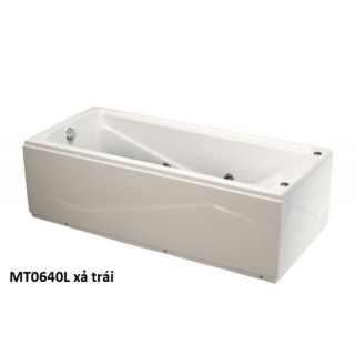 BỒN TẮM MASSAGE 1.4M CHÂN YẾM CAESAR MT0640L/R