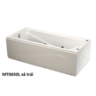 BỒN TẮM MASSAGE 1.5M CHÂN YẾM CAESAR MT0650L/R