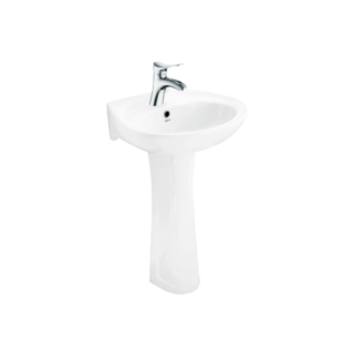 CHẬU LAVABO VIGLACERA VTL2/VI1T (BS401/BS501) TREO TƯỜNG CHÂN DÀI