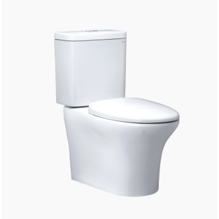 BỒN CẦU HAI KHỐI CAESAR CD1341 NẮP ÊM