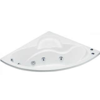 BỒN TẮM GÓC CAESAR MT5120A MASSAGE XÂY 1.2M