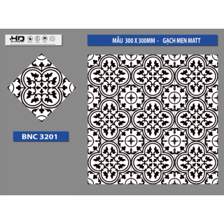 GẠCH BÔNG TRANG TRÍ 30X30 BNC3201