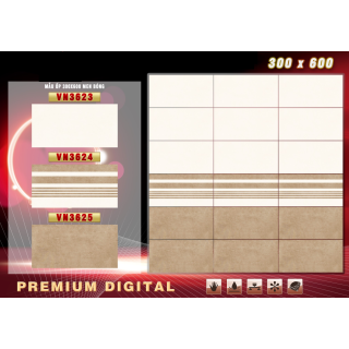 GẠCH ỐP TƯỜNG 30X60 THẠCH BÀN VN3623 - VN3625