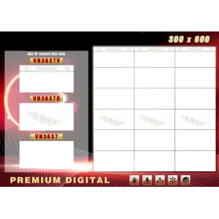 GẠCH ỐP TƯỜNG 30X60 THẠCH B&Agrave;N VN3637 - VN3637V