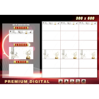 GẠCH ỐP TƯỜNG 30X60 THẠCH BÀN VN3638 - VN3638V