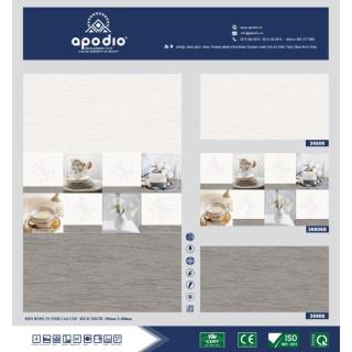 Gạch Ốp Tường APODIO 30x60 Đá Bóng Xám Trắng 36806 - 36906