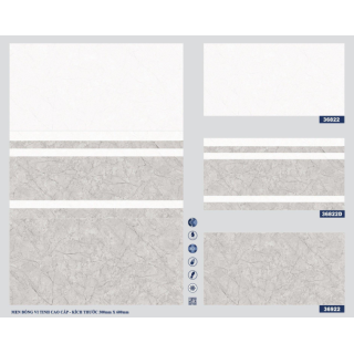 GẠCH ỐP TƯỜNG 30X60 APODIO 36822 - 36922