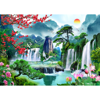 TRANH GẠCH THI&Ecirc;N NHI&Ecirc;N 370TTN