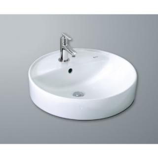 CHẬU RỬA LAVABO INAX L-294V ĐỂ BÀN TRÒN