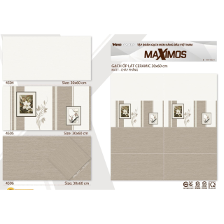 GẠCH ỐP TƯỜNG 30X60 MAXIMOS 4504 - 4506