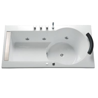 BỒN TẮM CAESAR MT211AL/R MASSAGE XÂY 1.3M