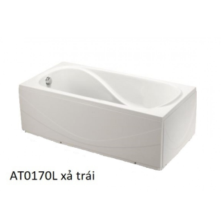 BỒN TẮM 1.7M CHÂN YẾM CAESAR AT0170L/R