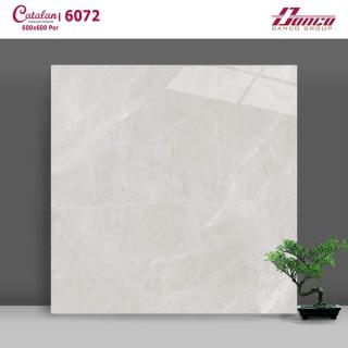 Gạch Lát Nền 60x60 Bóng Kính Vân Xám Catalan 6072