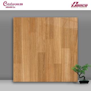 Gạch lát nền 60x60 men bóng giả gỗ Catalan 6120