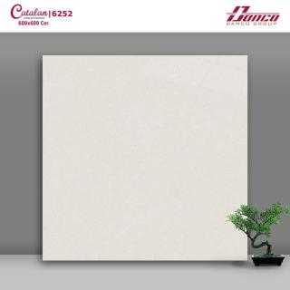Gạch lát nền 60x60 Men Bóng Trắng Xà Cừ Catalan 6252