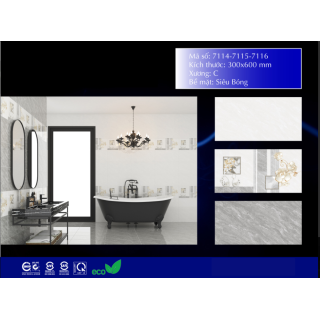 GẠCH ỐP TƯỜNG 30X60 VINCERA 7114 - 7116