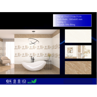 GẠCH ỐP TƯỜNG 30X60 VINCERA 7117 - 7119