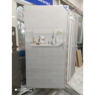 Gạch Ốp Tường Vitto 30x60 Men Bóng Trắng Vân Xám 7607 7608 7609