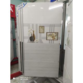 Gạch Ốp Tường Vitto 30x60 Men Bóng Trắng Sọc Xám 7627 7628 7630