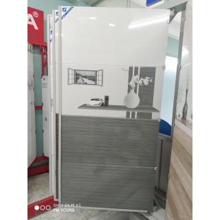 Gạch Ốp Tường Vitto 30x60 Men Bóng Xám Sọc Trắng 7644 7645 7646