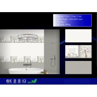 GẠCH ỐP TƯỜNG 40X80 VINCERA 7707 - 7709