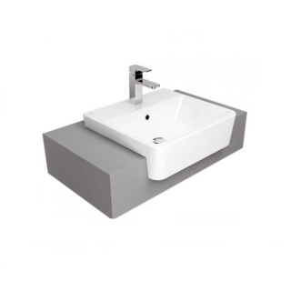 CHẬU RỬA MẶT LAVABO INAX L-345V BÁN ÂM