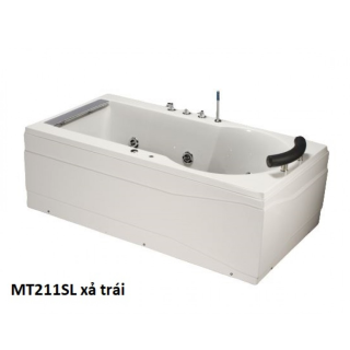 BỒN TẮM CAESAR MT211SL/R MASSAGE HƠI CHÂN YẾM 1.7M