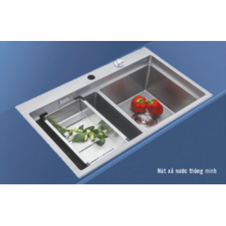 CHẬU RỬA CHÉN INOX LUXTA LC8049N-5.0