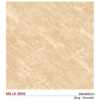 Gạch Catalan 80x80 Lát Nền Bóng Kính Vân Vàng 8056