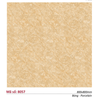 Gạch Catalan 80x80 Lát Nền Bóng Kính Vân Vàng 8057