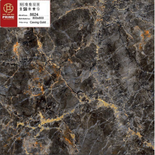 GẠCH LÁT NỀN - ỐP MẶT TIỀN 80X80 PRIME 8624 GOLD CARVING