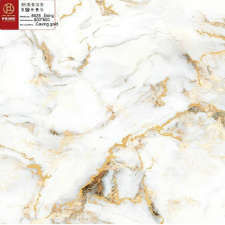 GẠCH LÁT NỀN - ỐP MẶT TIỀN 80X80 PRIME 8628 GOLD CARVING