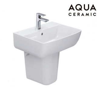 LAVABO INAX AL-312V/L-298VC TREO TƯỜNG CHÂN NGẮN AQUA CERAMIC