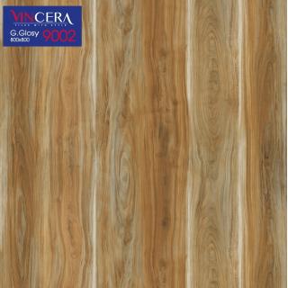 Gạch Vitto 80x80 Giả Gỗ Đá Bóng Kính 9002