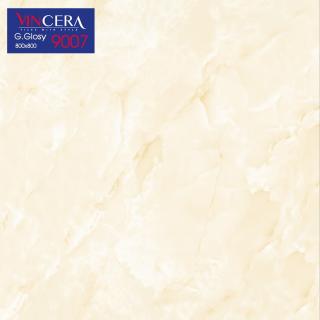 Gạch Vitto 80x80 Đá Bóng Kính Vân Mây Vàng 9007