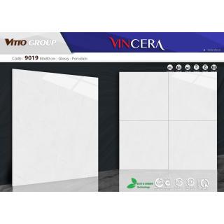 Gạch Vitto 80x80 Đá Bóng Kính Vân Xám Nhạt 9019