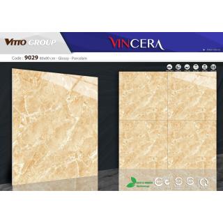 Gạch Vitto 80x80 Đá Bóng Kính Vân Đá Vàng 9029