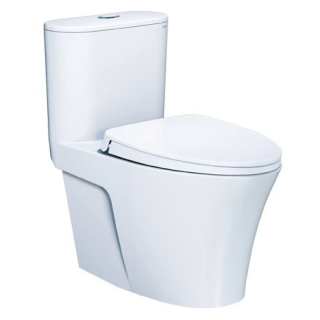Bồn Cầu CAESAR C1395 (CD1395) Một Khối Nắp &Ecirc;m