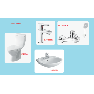 COMBO INAX C-108VA + L-284V + LFV-1112S + BFV-1113S-7C