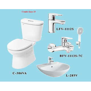 COMBO INAX C-306VA + L-285V + LFV-1112S + BFV-1113S-7C